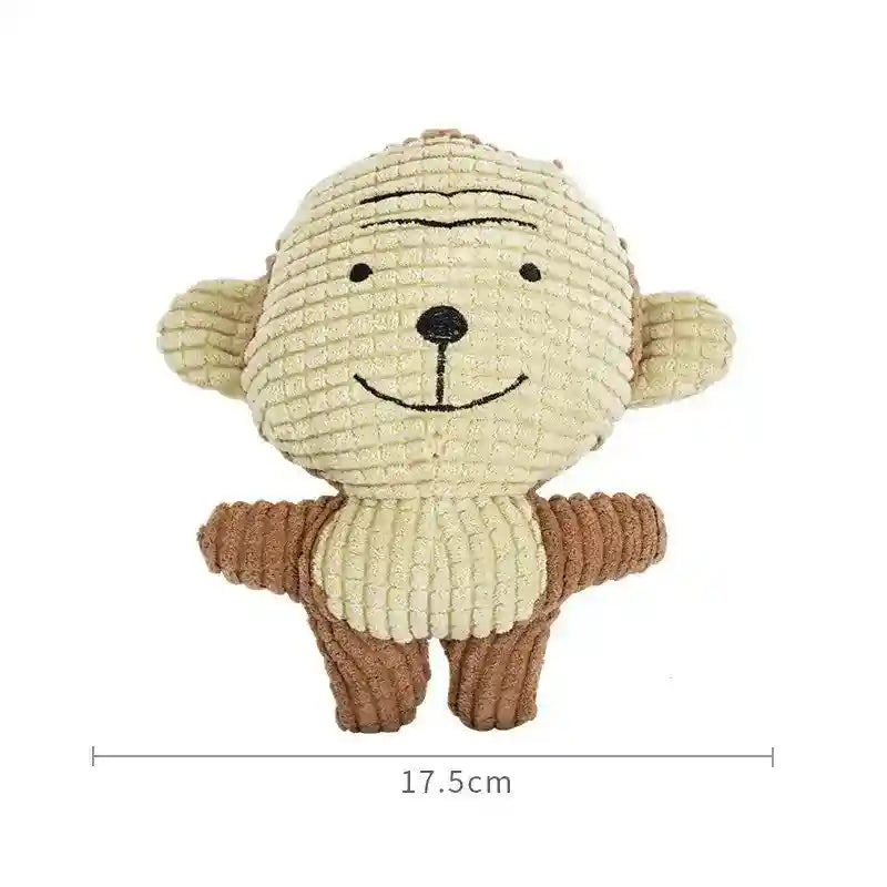 Peluche per Cani "Animali della Foresta" con Squeaker – Divertimento e Tenerezza per il Tuo Amico a Quattro Zampe by Dog Moda