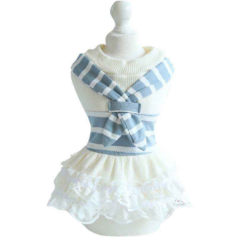 Vestito per Gatti "Caramella" – Maglia o Vestito con Gonna e Foulard by Dog Moda