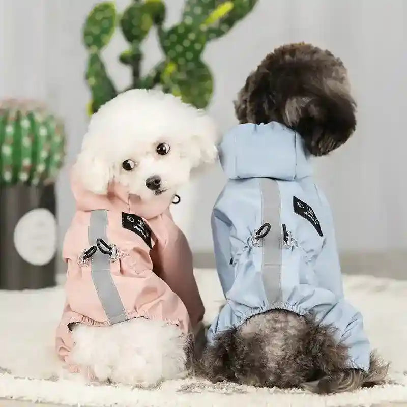 Impermeabile per Cani "Coco" – Protezione Completa, Eleganza e Sicurezza by Dog Moda