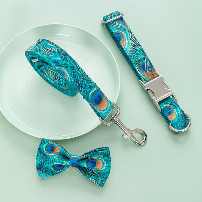 Set Collare Guinzaglio Papillon Cani - Elegante 3 Pezzi by Dog Moda