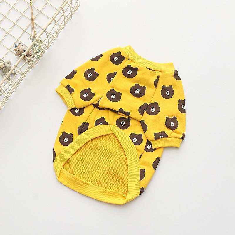 Felpina leggera in cotone per cani "Bear Dream" - Dog Moda