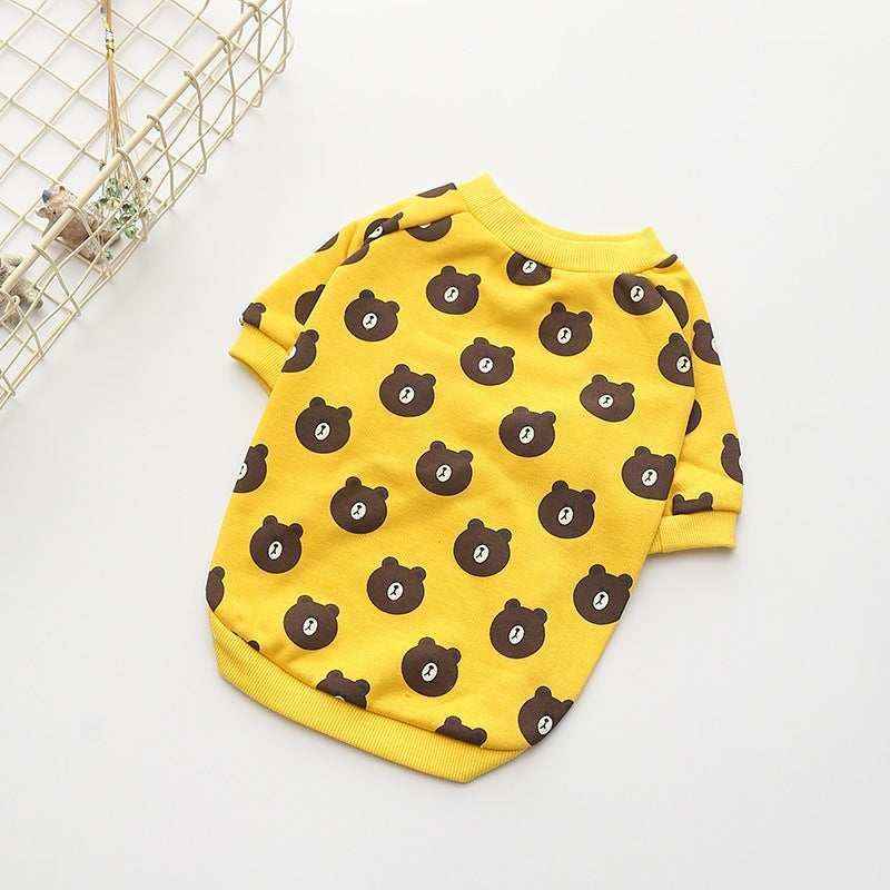 Felpina leggera in cotone per cani "Bear Dream" - Dog Moda