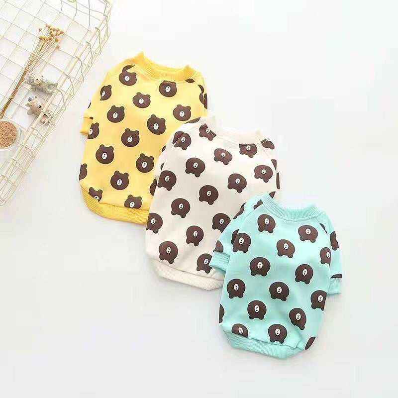 Felpina leggera in cotone per cani "Bear Dream" - Dog Moda