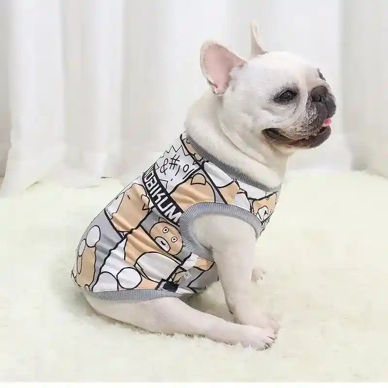 Maglietta per Bulldog francese in cotone "Nobikuma" BooBoo by Dog Moda