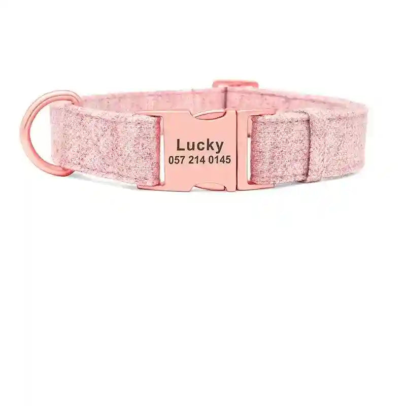 Collare Cane Personalizzato Candy con Nome e Numero – Regolabile by Dog Moda