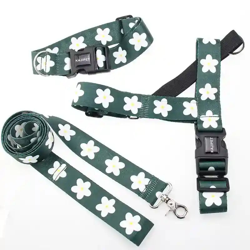 Set Pettorina e Guinzaglio Daisy – Comfort e Stile per il Tuo Cane by Dog Moda