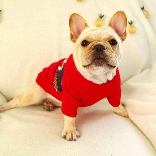 Maglione Natalizio per Cani con Babbo Natale 3D - Comfort e Festività per il Tuo Amico a Quattro Zampe by Dog Moda