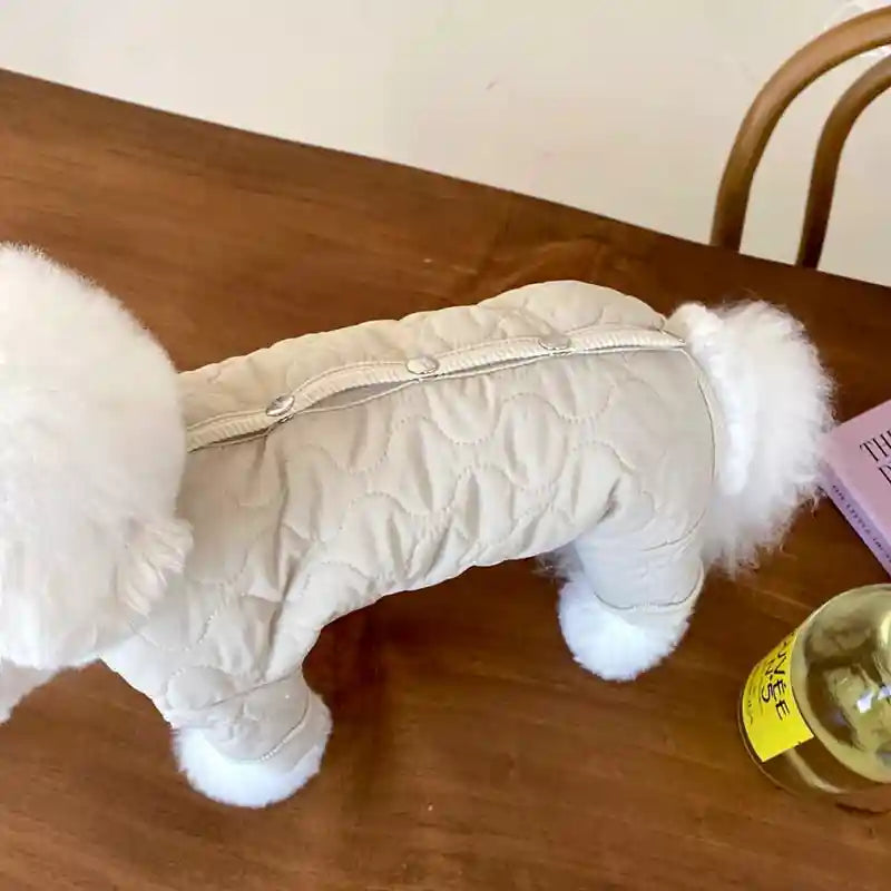 Cappotto Trapuntato per Cani con Pile Sherpa - 4 Zampe by Dog Moda