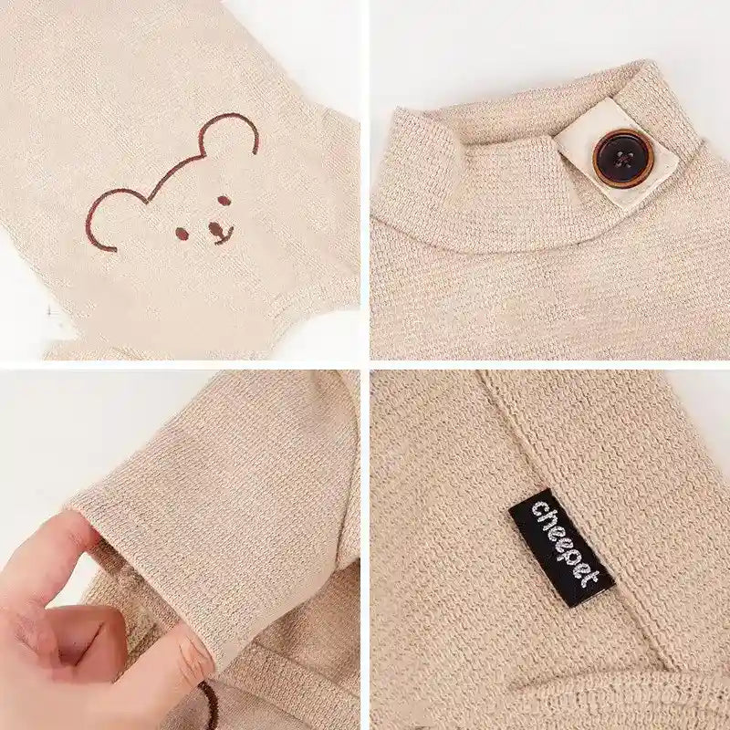 Vestito per Cani "Mombasa" con Orsetto - Eleganza e Comfort per Piccoli Amici by Dog Moda