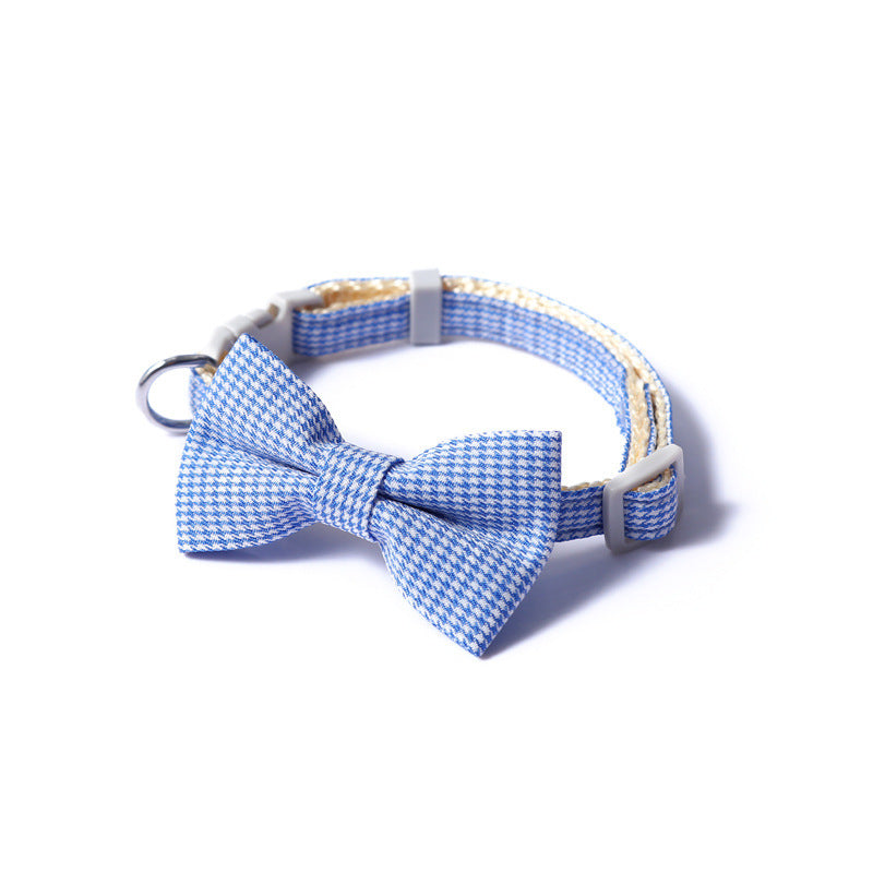 Collare Elegante per Cani con Fiocco – Regolabile in 4 Colori