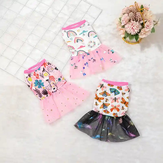 Vestitino per Cani con Gonnellina - 5 Tonalità Rosa by Dog Moda