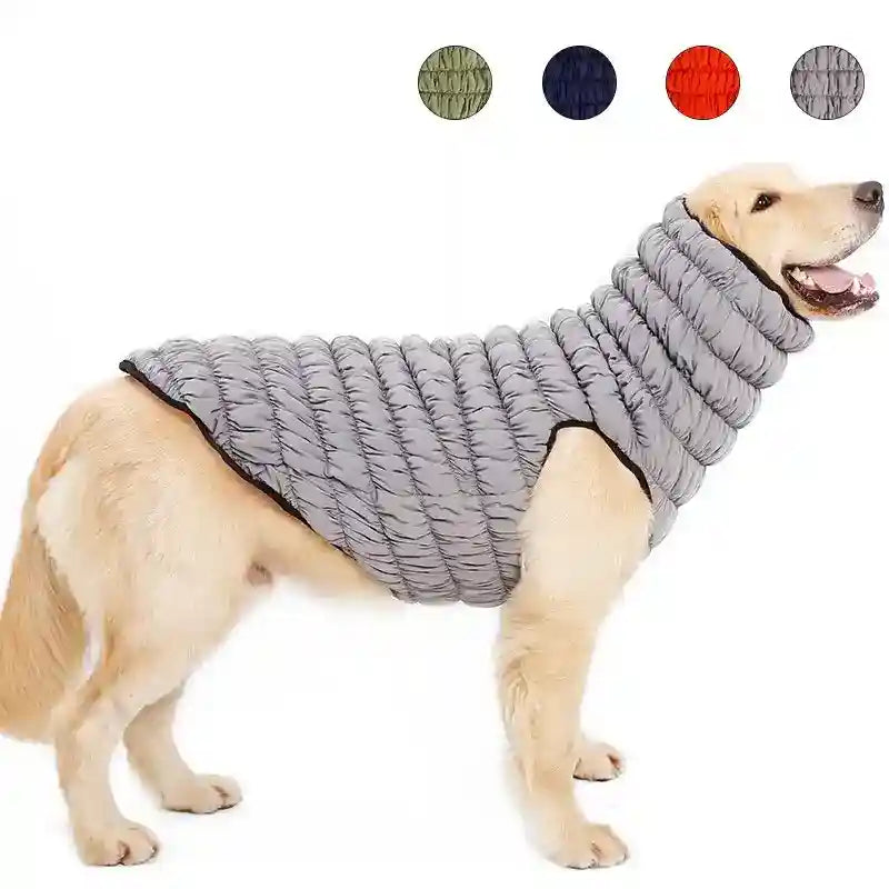 Cappotto Avvolgente per Cani Reversibile "OLAF" | Protezione e Stile per Cani di Taglia Grande by Dog Moda