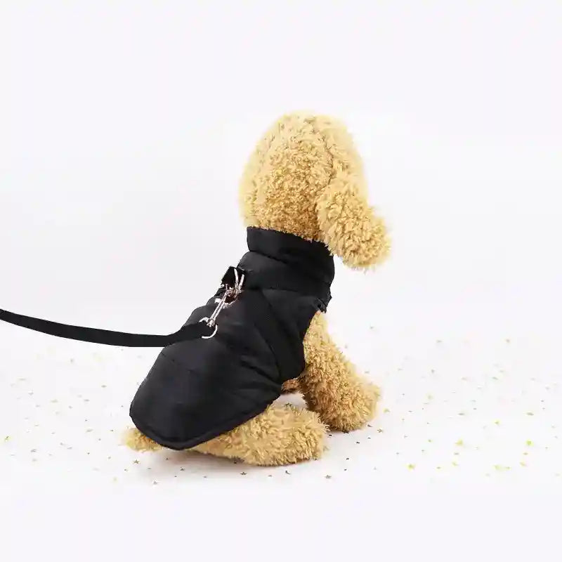 Cappotto per Cani Istanbul | Con Pettorina in Nylon Rosso o Nero by Dog Moda