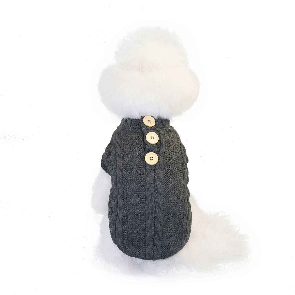 Maglioncino per Cani "Nala" con Bottoni – Eleganza e Comfort per l’Inverno by Dog Moda