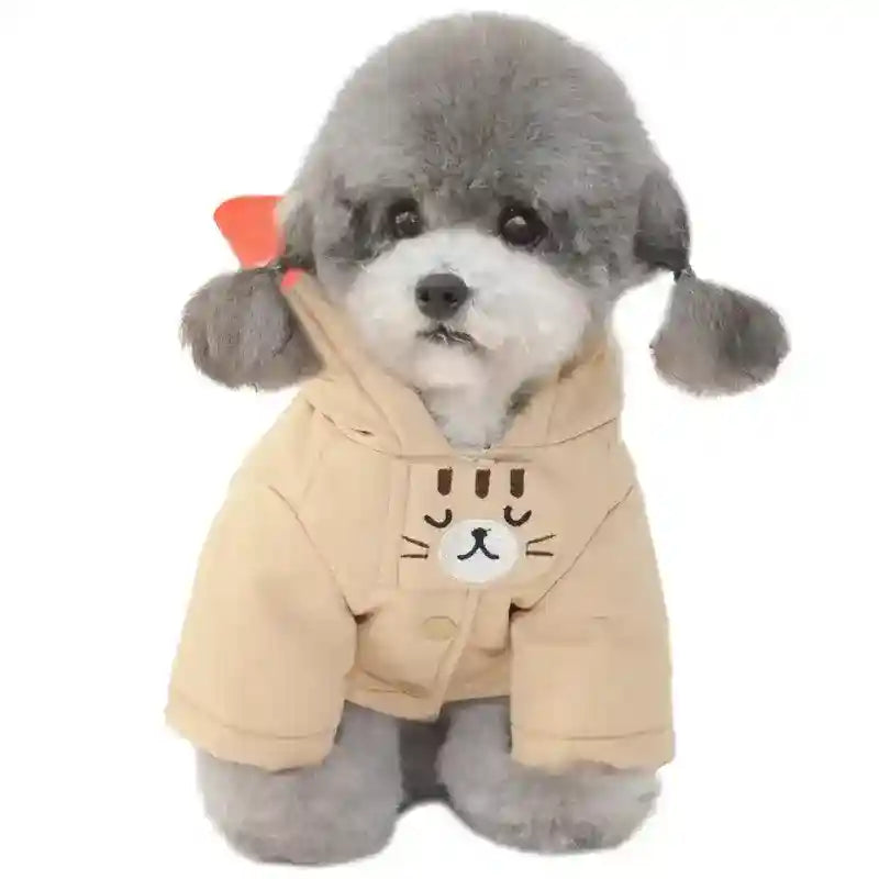 Cappottino per Cani "Trinity" con Cappuccio e Orecchie Buffe – Eleganza e Comfo by Innopet