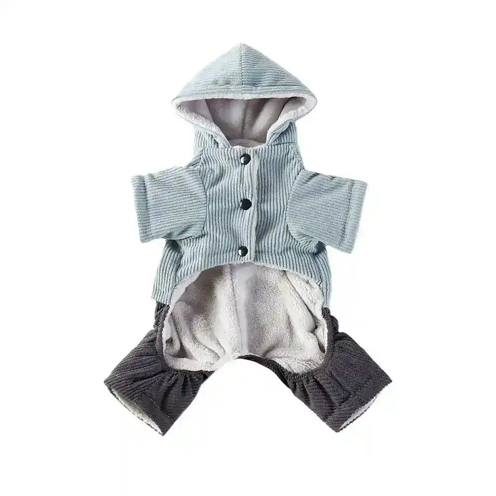 Cappotto Cani Coco Tweed - Velluto Coste 4 Zampe Pile by Dog Moda