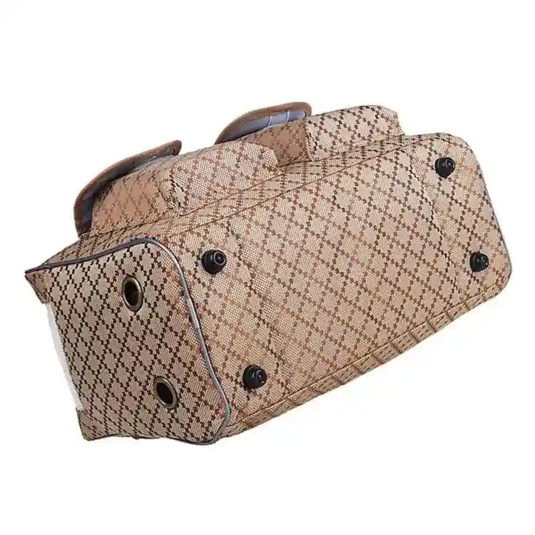 Borsa Trasportino Elegante "Venezia" per Cani e Gatti con Tracolla by Dog Moda