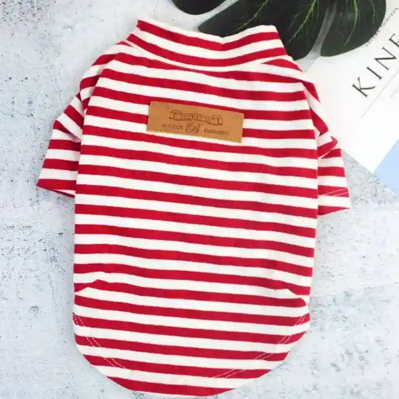 Maglietta per Cani a Righe "Authentic" – Stile e Comfort in Ogni Stagione by Dog Moda