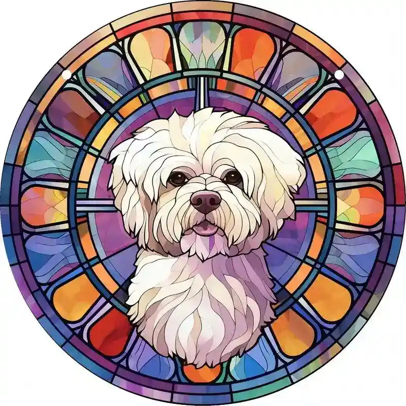 Pendaglio Cani Colorato con Catenella - Diverse Razze by Dog Moda
