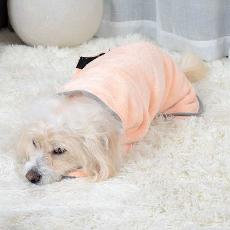 Absorbent and Soft Terry Bathrobe for Dogs and Cats