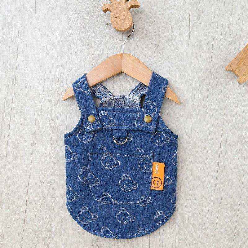 Vestito Jeans per Cani con Pettorina - Gonnellina o Giacchetta by Dog Moda