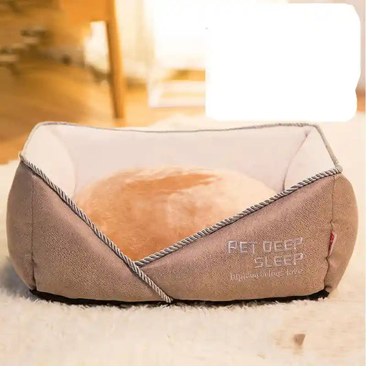 Cuccia Deep Sleep con Cuscino Removibile per Cani e Gatti by Dog Moda