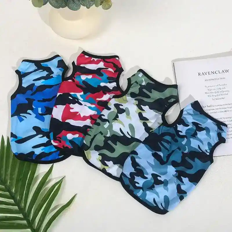 Maglia per Cani Camouflage - New Camouflage Vest Dog Clothes by Dog Moda