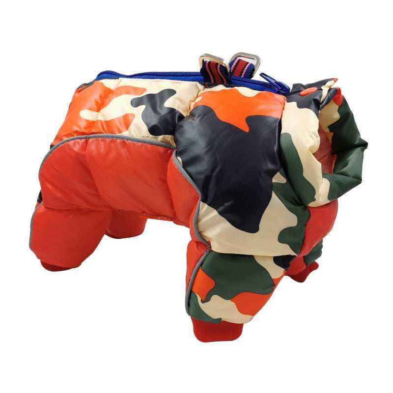 Piumino Imbottito con Quattro Zampe Impermeabile - Modello Snow - Dog Moda