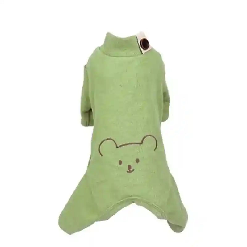 Vestito per Cani "Mombasa" con Orsetto - Eleganza e Comfort per Piccoli Amici by Dog Moda