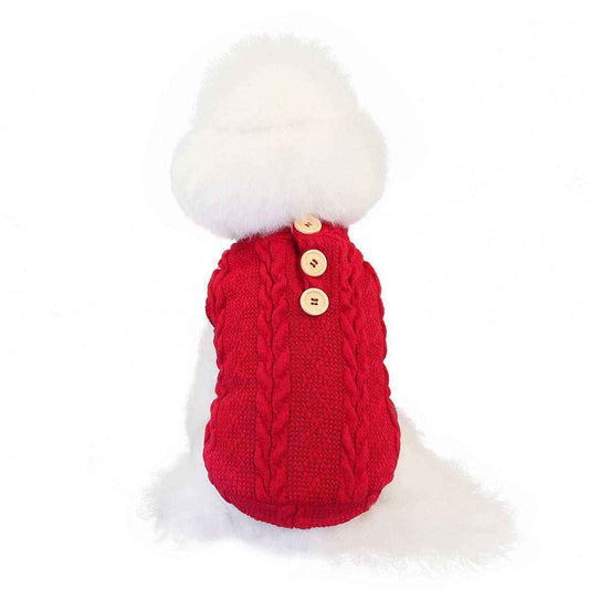 Maglioncino per Cani "Nala" con Bottoni – Eleganza e Comfort per l’Inverno by Dog Moda