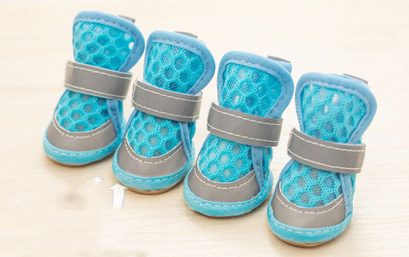 Set di quattro scarpe per cane "Runner Fluo"