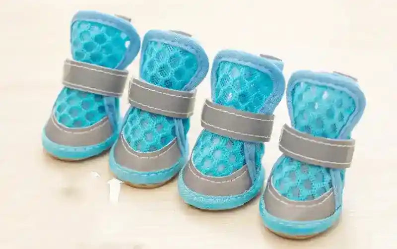 Set di quattro scarpe per cane "Runner Fluo" by Dog Moda