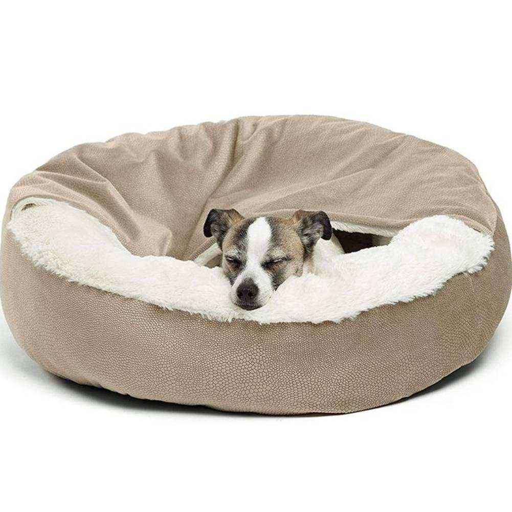 Cuccia Tonda in Pile con Coperta "Arcobaleno di Velluto" by Dog Moda
