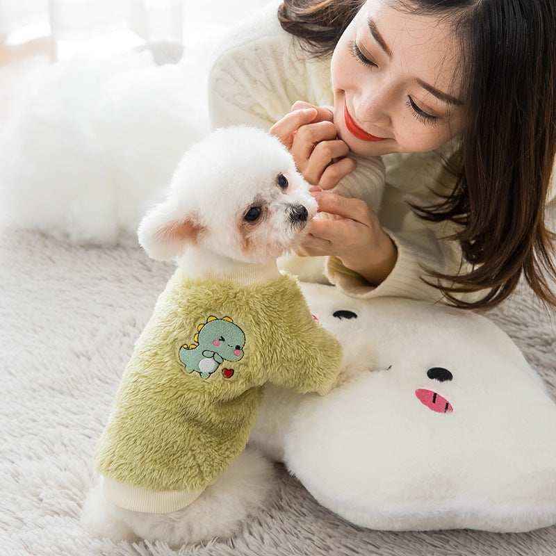 Maglione pile per cani "Bubble Bobble" – Comfort e stile per l'inverno by Dog Moda