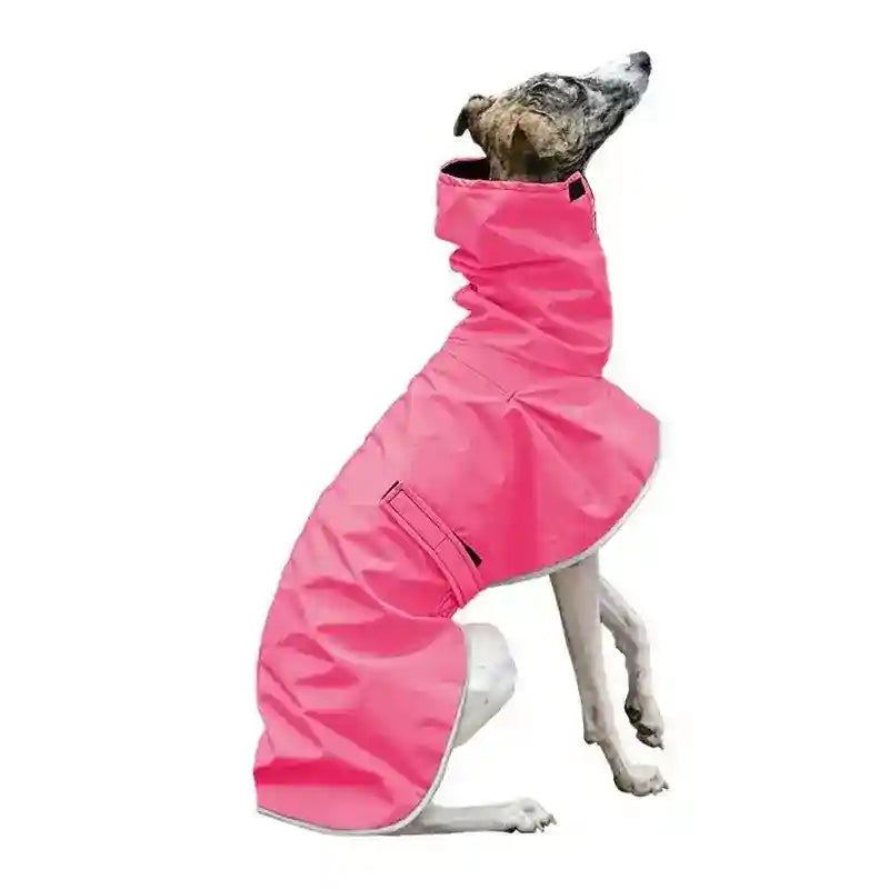 Impermeabile per Levrieri con Cintura e Imbottitura in Morbido Pile by Dog Moda