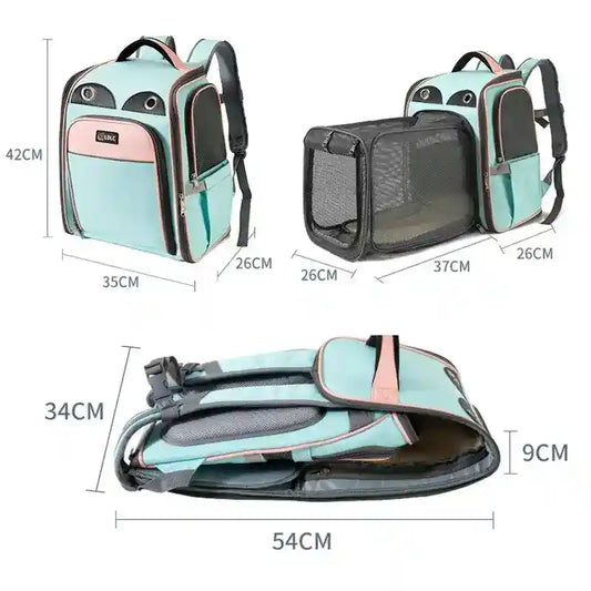 Zaino Trasportino Cani Espandibile DogModa: Viaggio e Comfort by Dog Moda