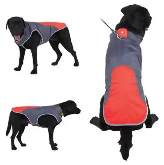 Giacca Impermeabile per Cani con Inserti Riflettenti – Perfetta per Labrador e Taglie Grandi by Dog Moda