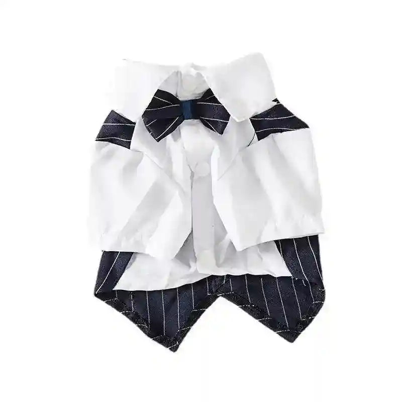 Vestito da cerimonia per cani elegante con papillon by Dog Moda