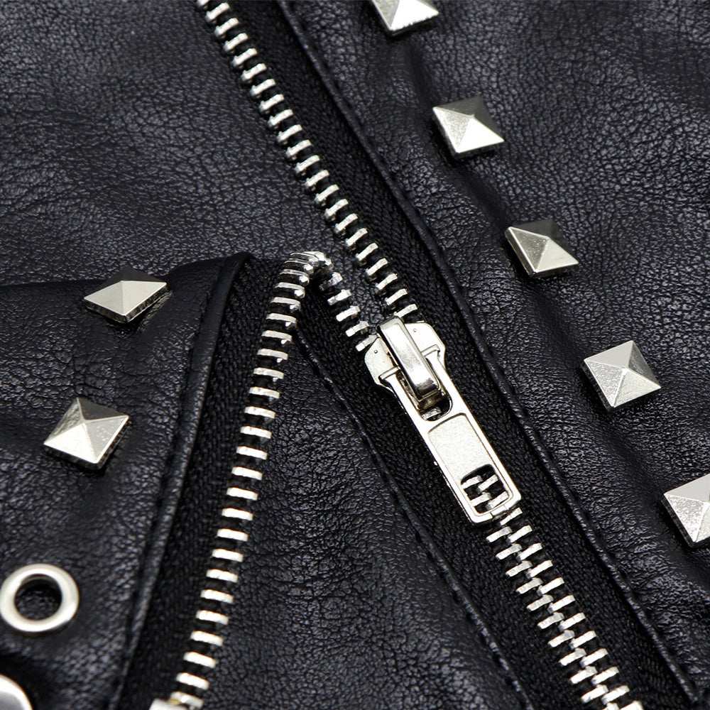 Leather Dog Jacket "Grease"