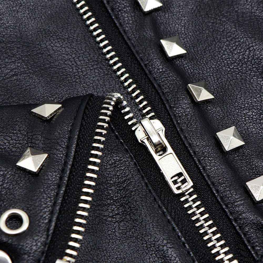 Giubbottino per cani in pelle "Grease" by Dog Moda