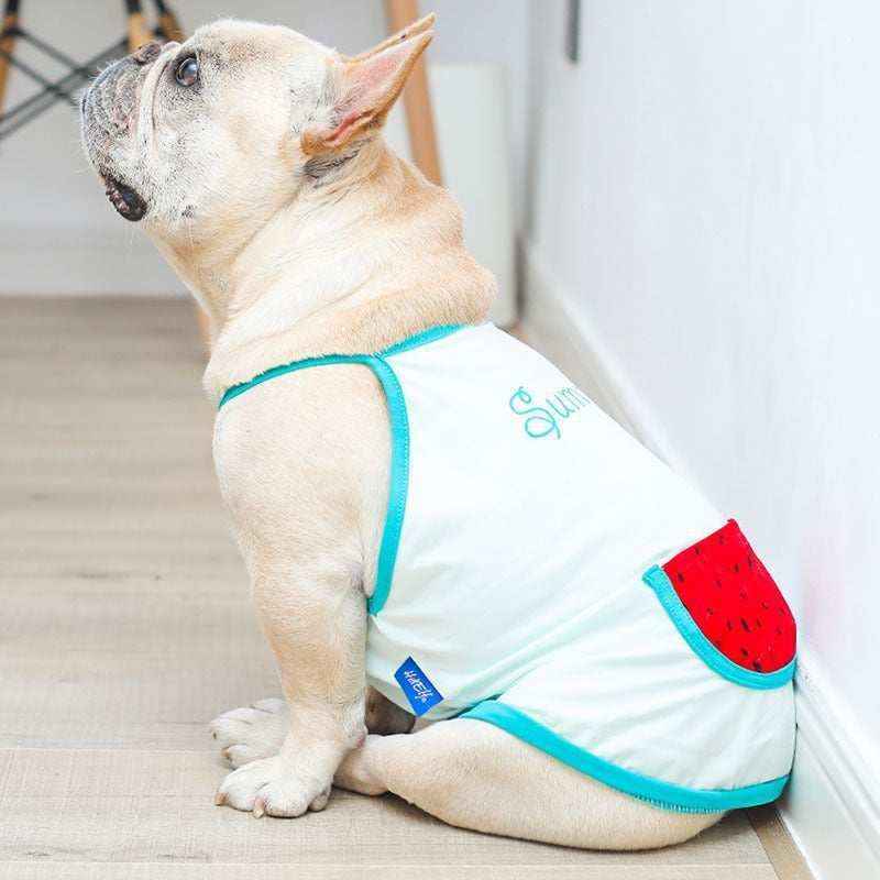 Canottiera per cani e Bulldog "Anguria" by Innopet