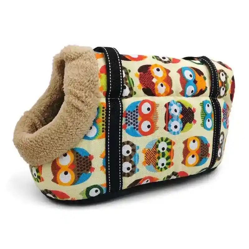 Trasportino Caldo per Cani con Tracolla "Lola" - Comfort e Calore per i Tuoi Viaggi Invernali by Dog Moda