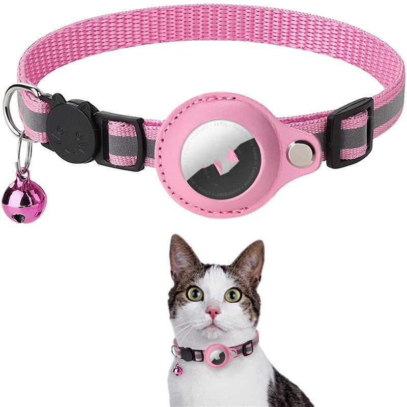 Collare Riflettente per Gatti e Cani con Alloggio AirTag Apple – Localizza il Tuo Animale in Sicurezza!