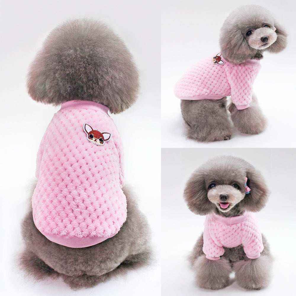 Felpina in pile "Pie de Poule" per cani – Eleganza e calore per i tuoi piccoli amici by Dog Moda