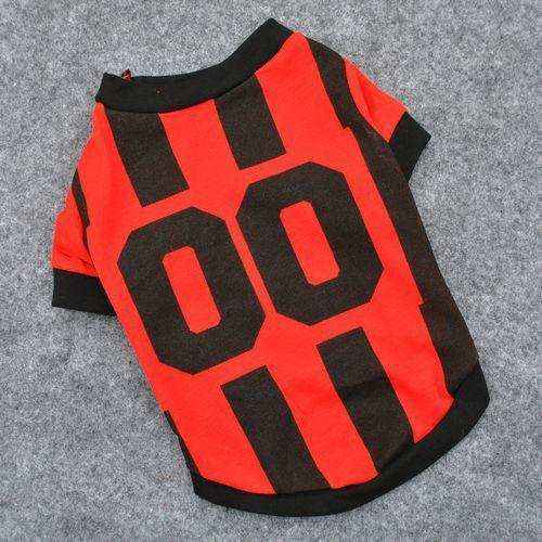 Maglietta Calcio Cani Milan Juve Inter - Tifoso Peloso by Dog Moda