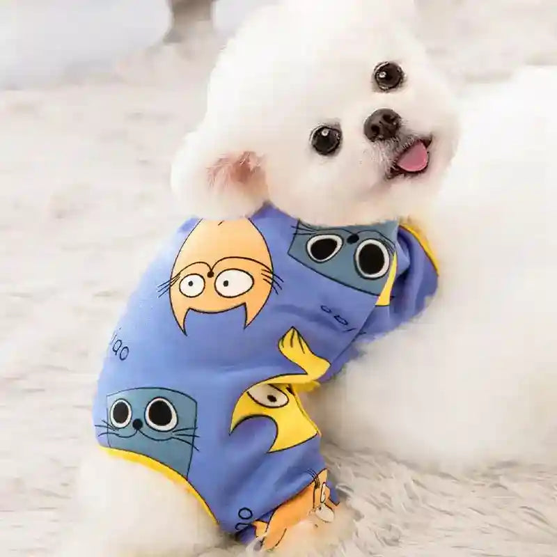 Vestito in pile per cani "Zucchero filato" by Dog Moda