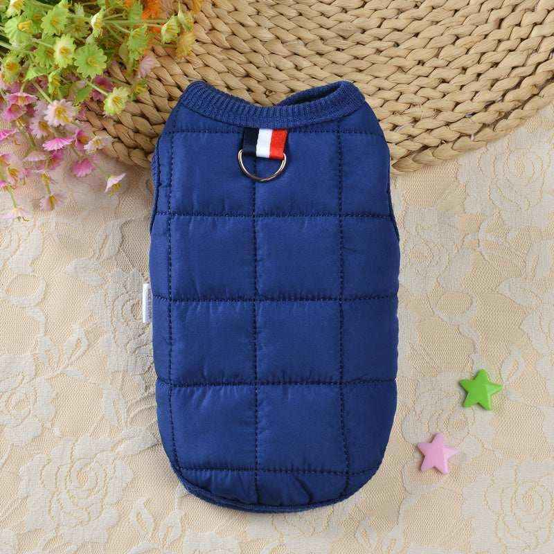 Cappotto Foderato in Pile per Cani "Montreal" con Trapuntatura Elegante by Dog Moda