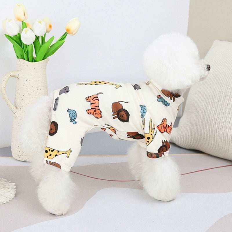 Pigiama per Cani in Stile Cartoon – Comfort e Protezione con un Tocco di Allegria by Dog Moda
