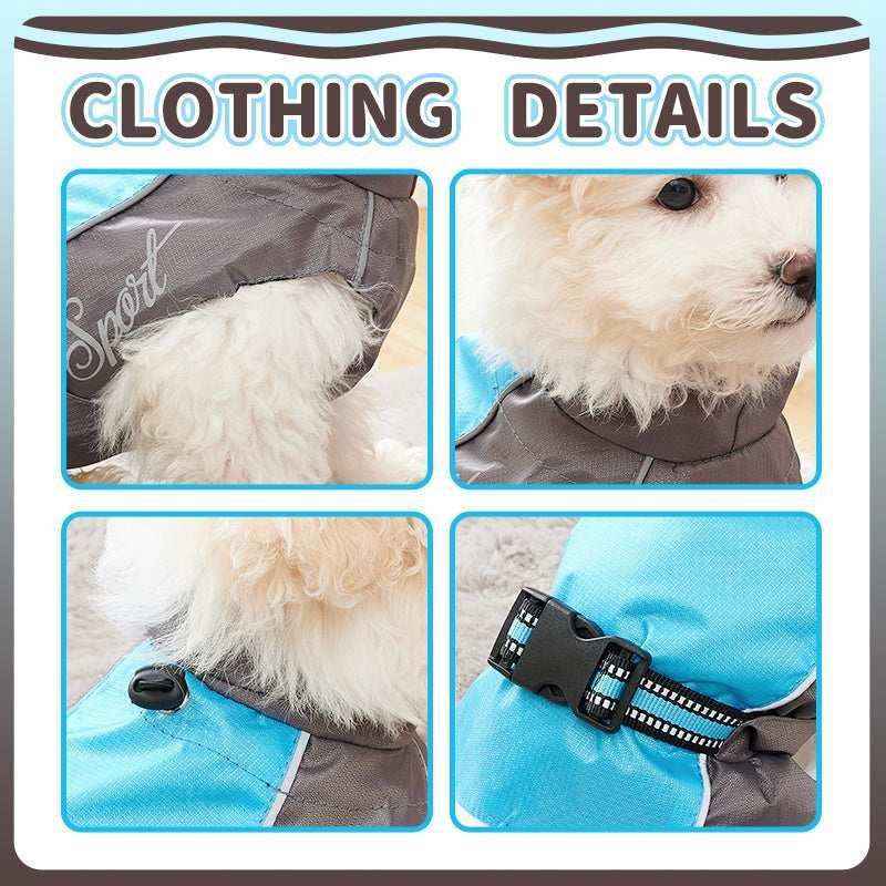 Impermeabile per Cani Modello "Sport" - Puppy Raincoat - Dog Moda