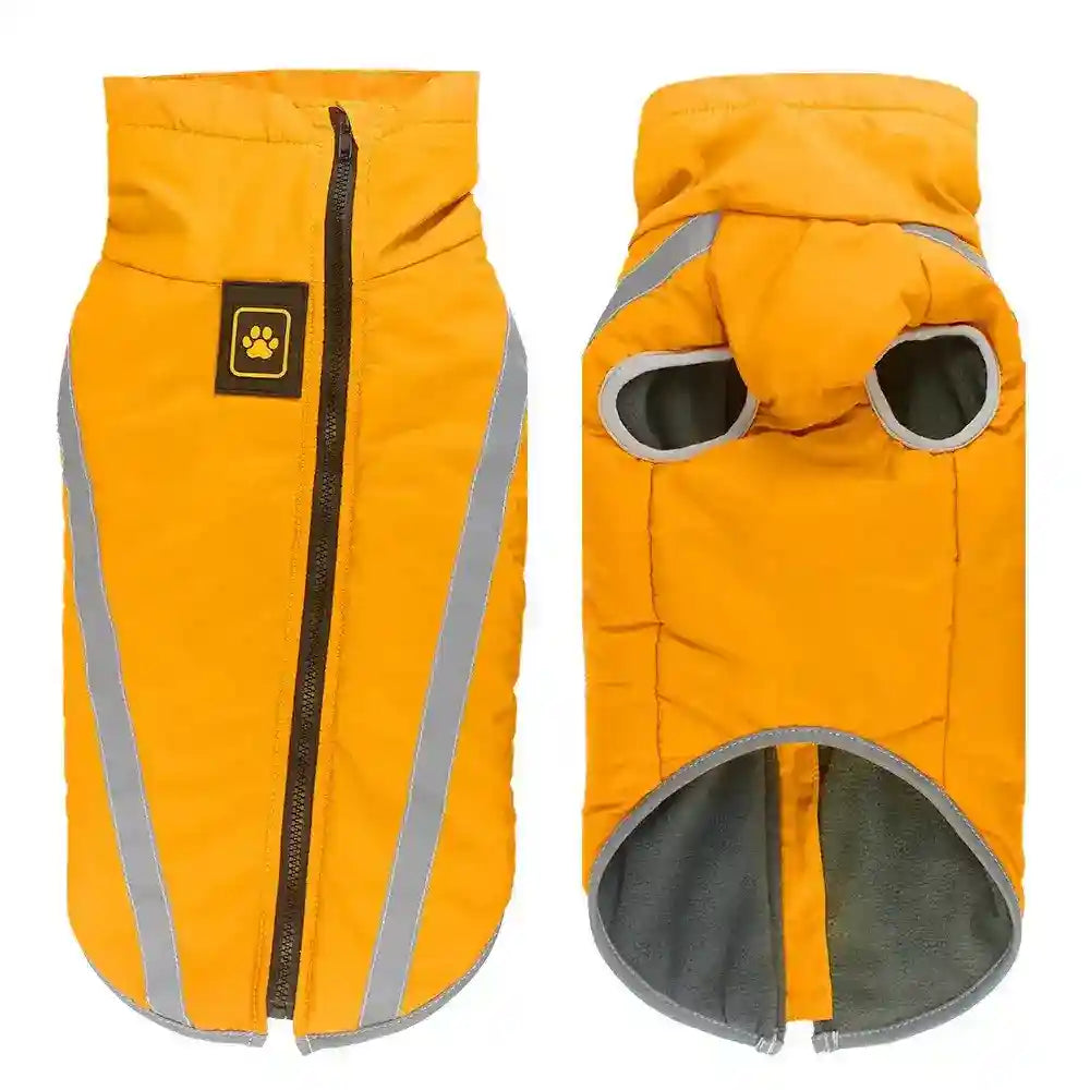Giacca per cani facile da indossare riflettente e imbottita con pile by Dog Moda